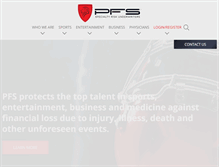 Tablet Screenshot of pfsins.com